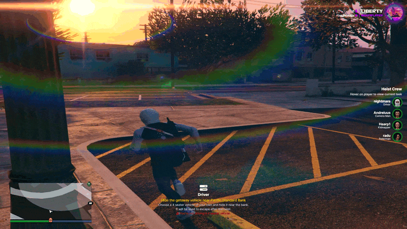 Driver - Get the getaway vehicle